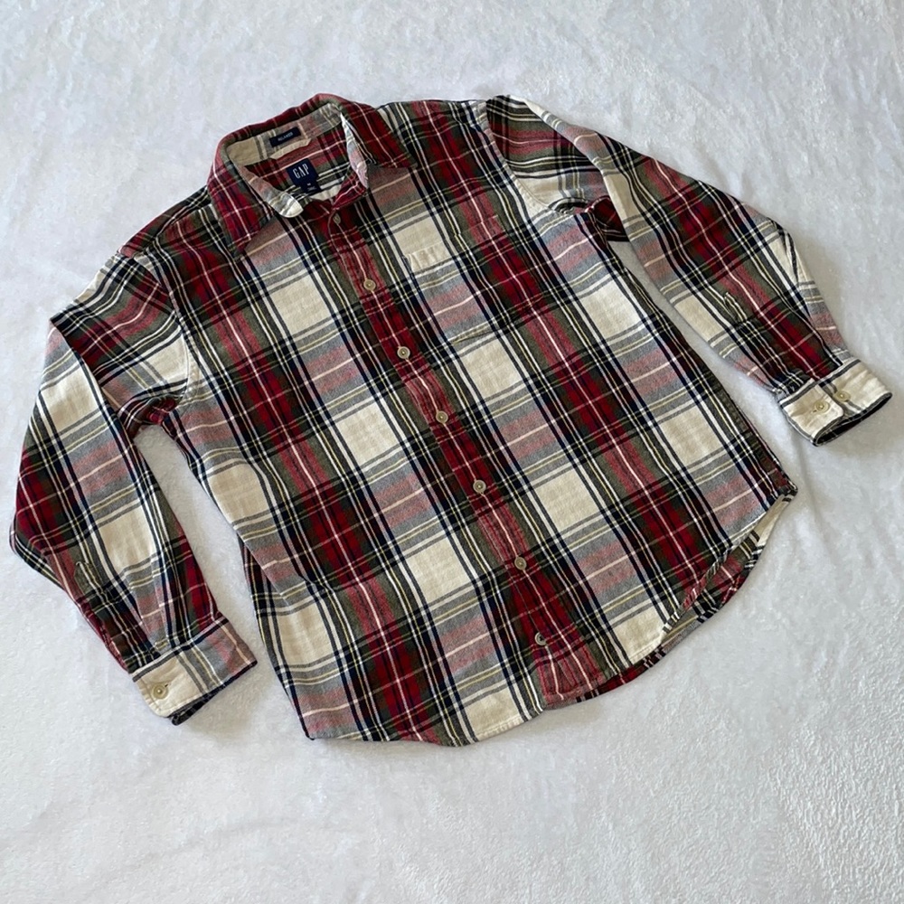 Mens plaid button up flannel